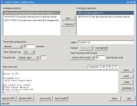 Main configuration window under FreeBSD with GTK