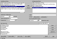 Main configuration window under Linux with X11