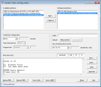 Main configuration window under Windows Vista